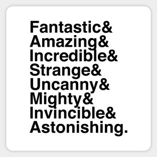 Marvelous Words Sticker